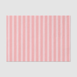 Papel De Seda Girly Pink Stripes Birthday
