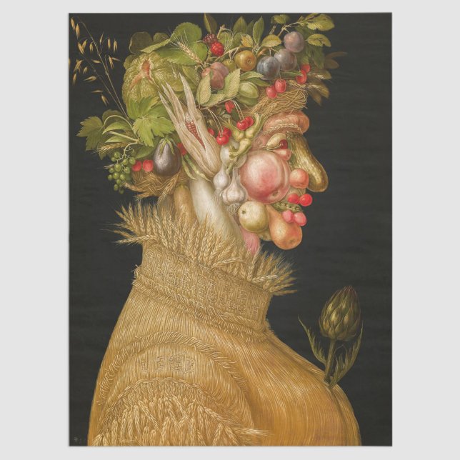 Papel De Seda Giuseppe Arcimboldo - Verão (Criador carregado)