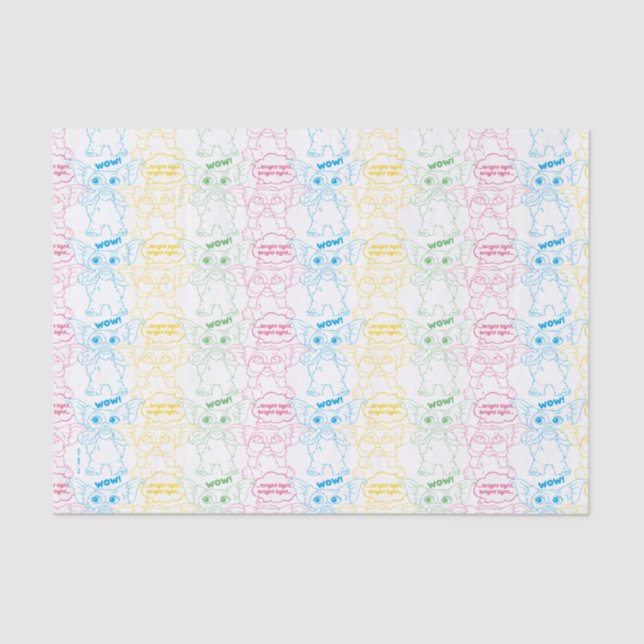 Papel De Seda Gizmo | Bright Light! Bright Light! (Frente )