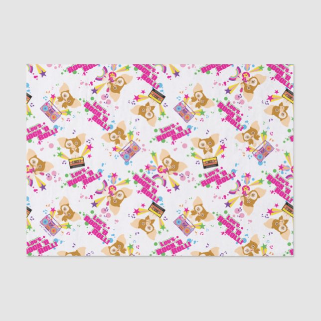 Papel De Seda Gizmo | Vamos Rock 'n Roll Pattern (Frente )