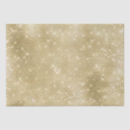 Papel De Seda Glam Champagne Dourada Glitzy Sparkle
