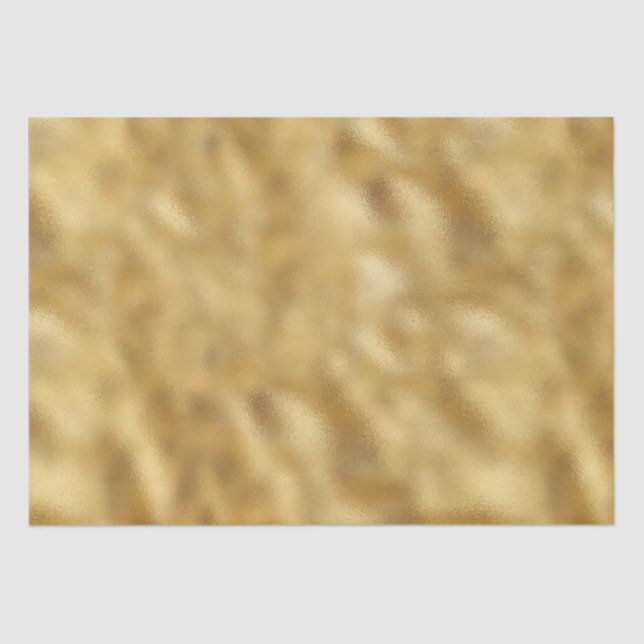 Papel De Seda Glam Dourado (Frente )