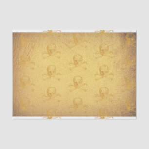 Papel De Seda Glam Gótico do Halloween Crânio