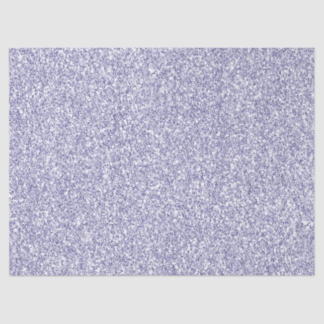 Papel De Seda Glam Lavender Lilac Purple Glitter  (Frente )
