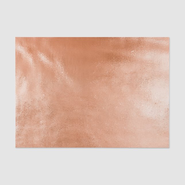 Papel De Seda Glam Orange Peach Spice Birthday (Frente )