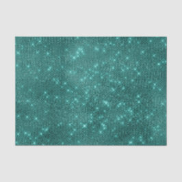 Papel De Seda Glam Teal Sequins