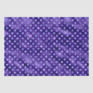 Papel De Seda Glamour Roxo Galáxia Brilho Design Lirial