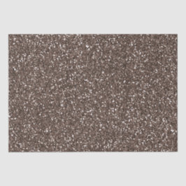 Papel De Seda Glitter Castanho de Chocolate