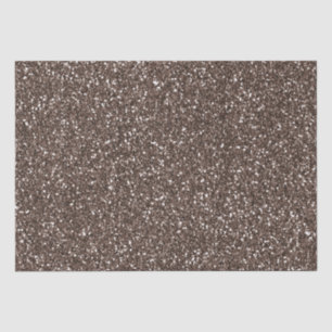 Papel De Seda Glitter Castanho de Chocolate