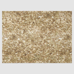 Papel De Seda Glitter Confetti Dourado