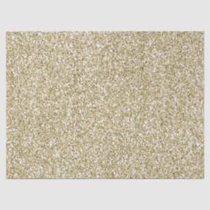 Papel De Seda Glitter Dourado Glam Luxe         