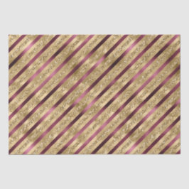 Papel De Seda Glitter Dourado Vermelho e Borgonha