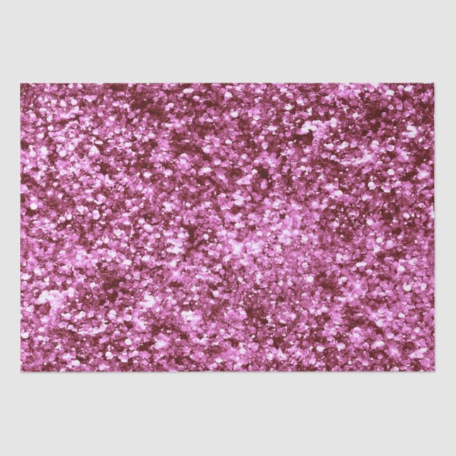 Papel De Seda Glitter Rosa Girassol (Frente )