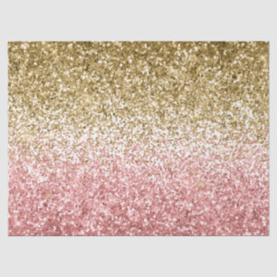 Papel De Seda Glitzy Dourado Brilho brilhante