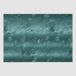 Papel De Seda Glitzy Emerald Green Ombre Marble