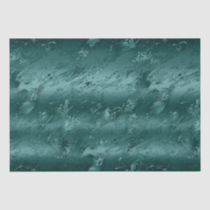Papel De Seda Glitzy Emerald Green Ombre Marble