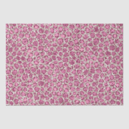 Papel De Seda Glitzy Glam Glitter Glitter Leopard
