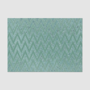 Papel De Seda Glitzy Green Chevron Strips Natal