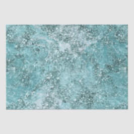 Papel De Seda Glitzy Turquoise