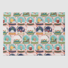 Papel De Seda Globo de neve natalícia//Gnome//Gingercake House//