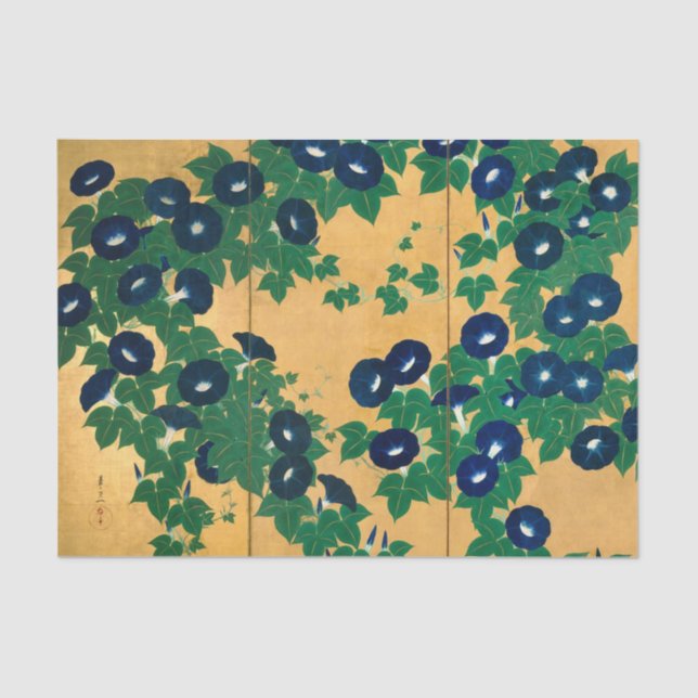 Papel De Seda Glória da manhã (detalhes), Kiitsu (Frente )