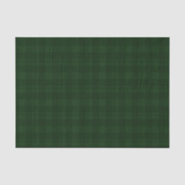 Papel De Seda Glória de Natal Green Tartan