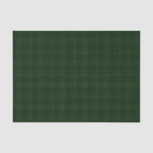 Papel De Seda Glória de Natal Green Tartan