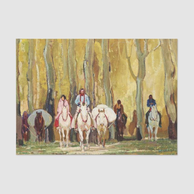 Papel De Seda "Glorietta" por W Herbert Dunton (Frente )