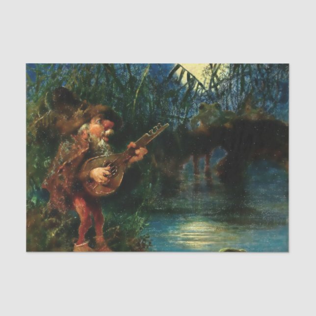 Papel De Seda "Gnome Serenade" por Heinrich Schlitt (Frente )