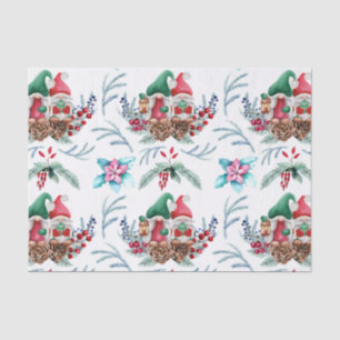 Papel De Seda Gnomo em Pine Cones