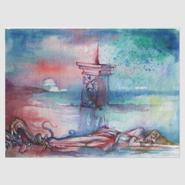 PAPEL DE SEDA GNOMON E SENHORA DO LAGO (Frente )