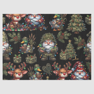 Papel De Seda Gnomos Camuflados para Caça de Patos