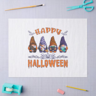 Papel De Seda Gnomos de Halloween