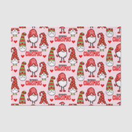 Papel De Seda Gnomos de Natal