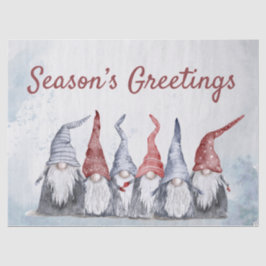 Papel De Seda Gnomos de Natal Hygge