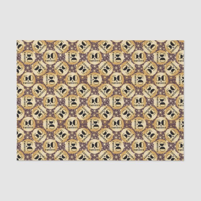 Papel de Seda Golden Fabulous Fifty (Frente )