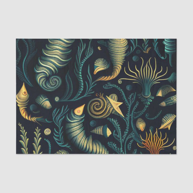 Papel De Seda Golden Reefs (Frente )