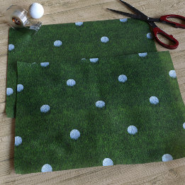 Papel De Seda Golf Ball Design Green Grass Pattern Tissue Paper
