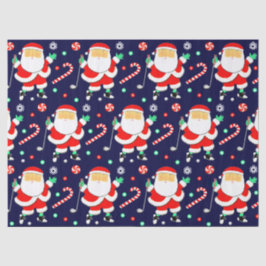 Papel De Seda Golf Christmas Holiday Gift