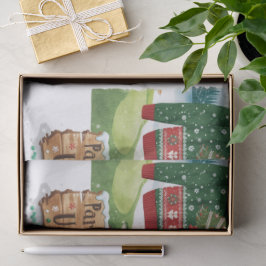 Papel De Seda Golf Ugly Sweater Christmas Party with Santa Claus