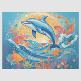 Papel De Seda Golfinho para Bebê