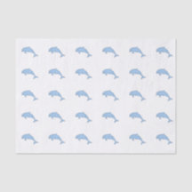 Golfinhos azuis da aguarela