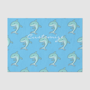 Papel De Seda Golfinhos azuis que pulam Thunder_Cove