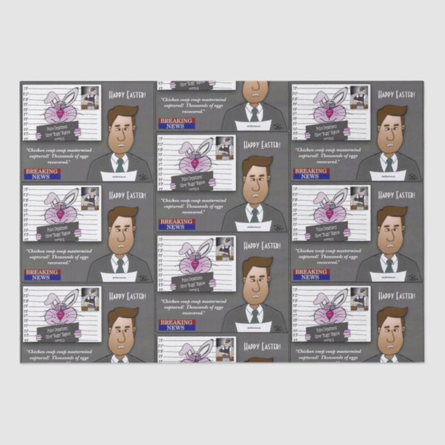 Papel De Seda Golpe de Coop de Frango (Frente )