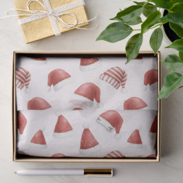 Papel De Seda Gorro de Papai Noel Fofo para Meninas Rosa Macio N