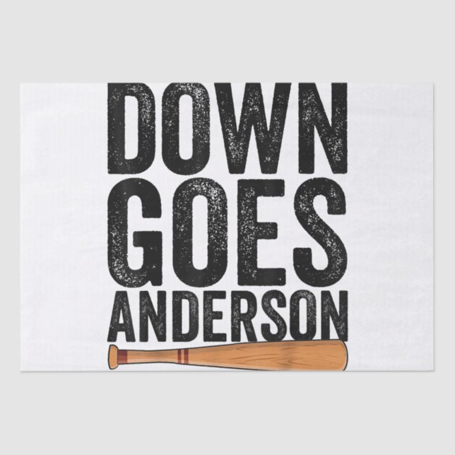 PAPEL DE SEDA GOSTA ANDERSON FUNNY PRESENTE BASEBALL ANDERSON (Frente )