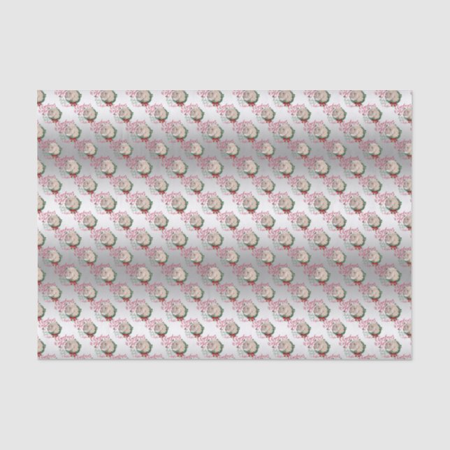 Papel De Seda GOTA | O Natal Deseja O Bebê-Cabra Angora (Frente )