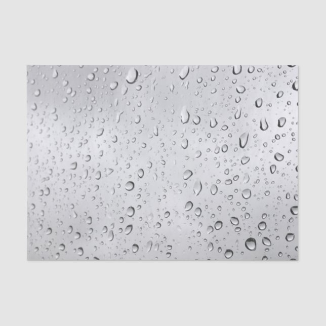Papel De Seda Gotas de Chuva (Frente )