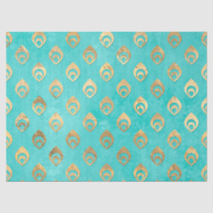 Papel De Seda Gotas Douradas de Abstrato na página de dissocia