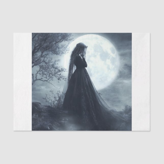 Papel De Seda Goth Lady (Frente )